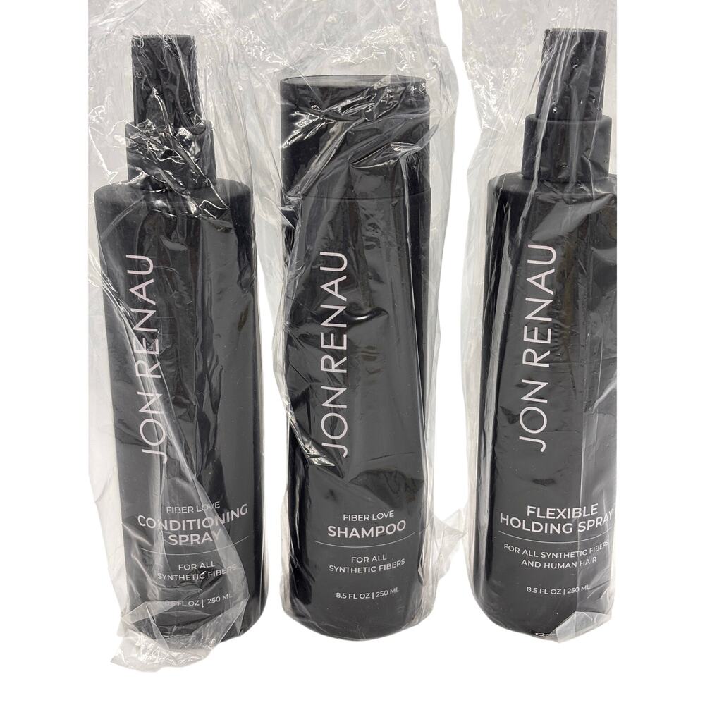 New Jon Renau products for wigs hair extensions shampoo, conditioner, hold spray